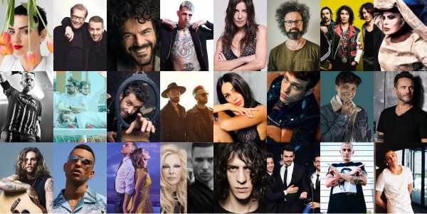 Il cast di Sanremo 2019