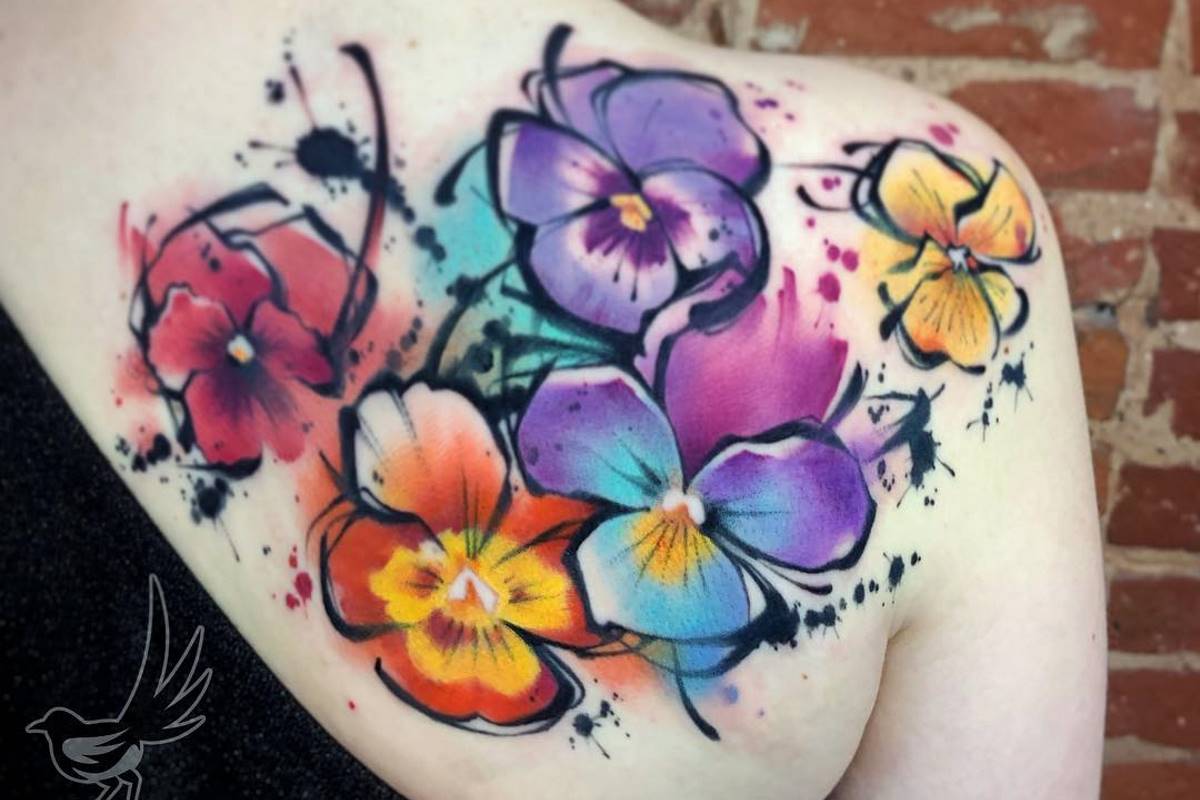 tatuaggi floreali
