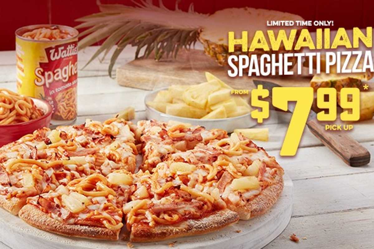 Hawaiaan Spaghetti Pizza 