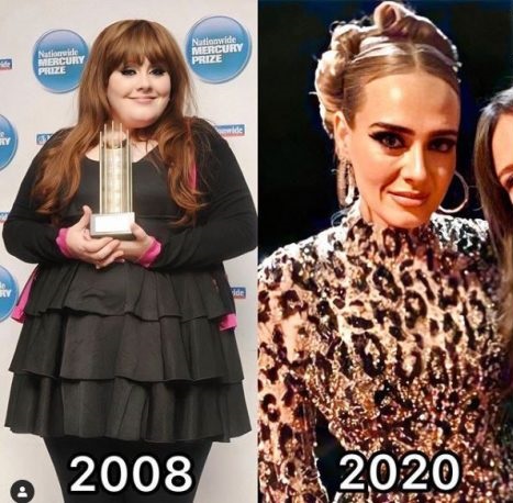 Adele prima e dopo
