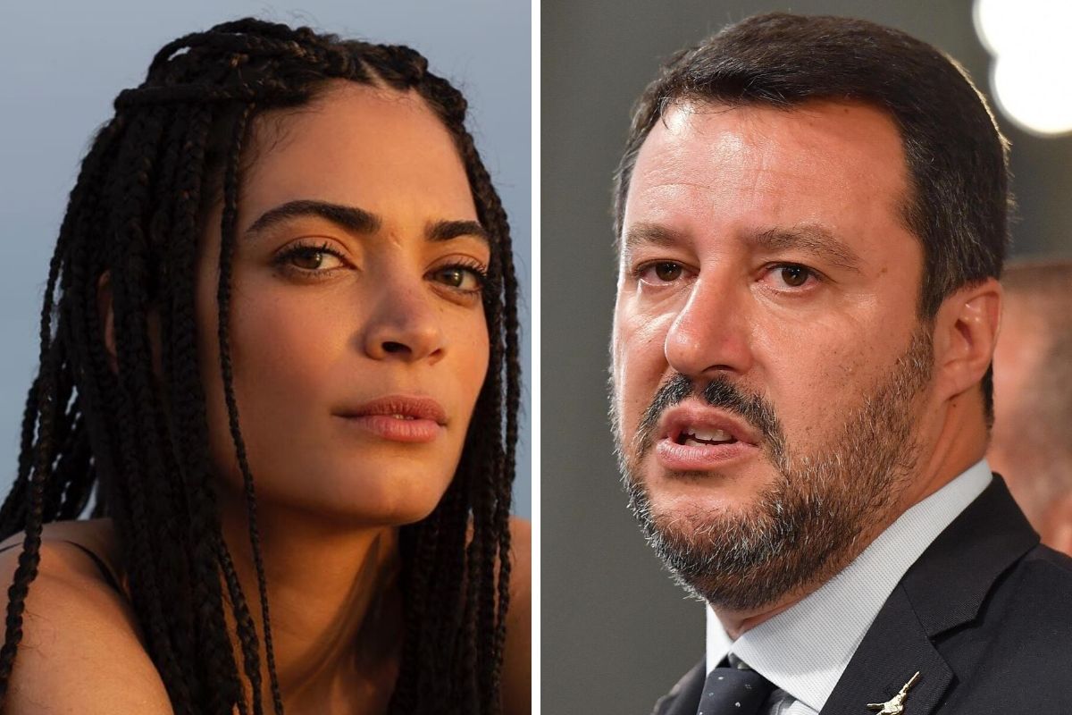 Elodie e Matteo Salvini
