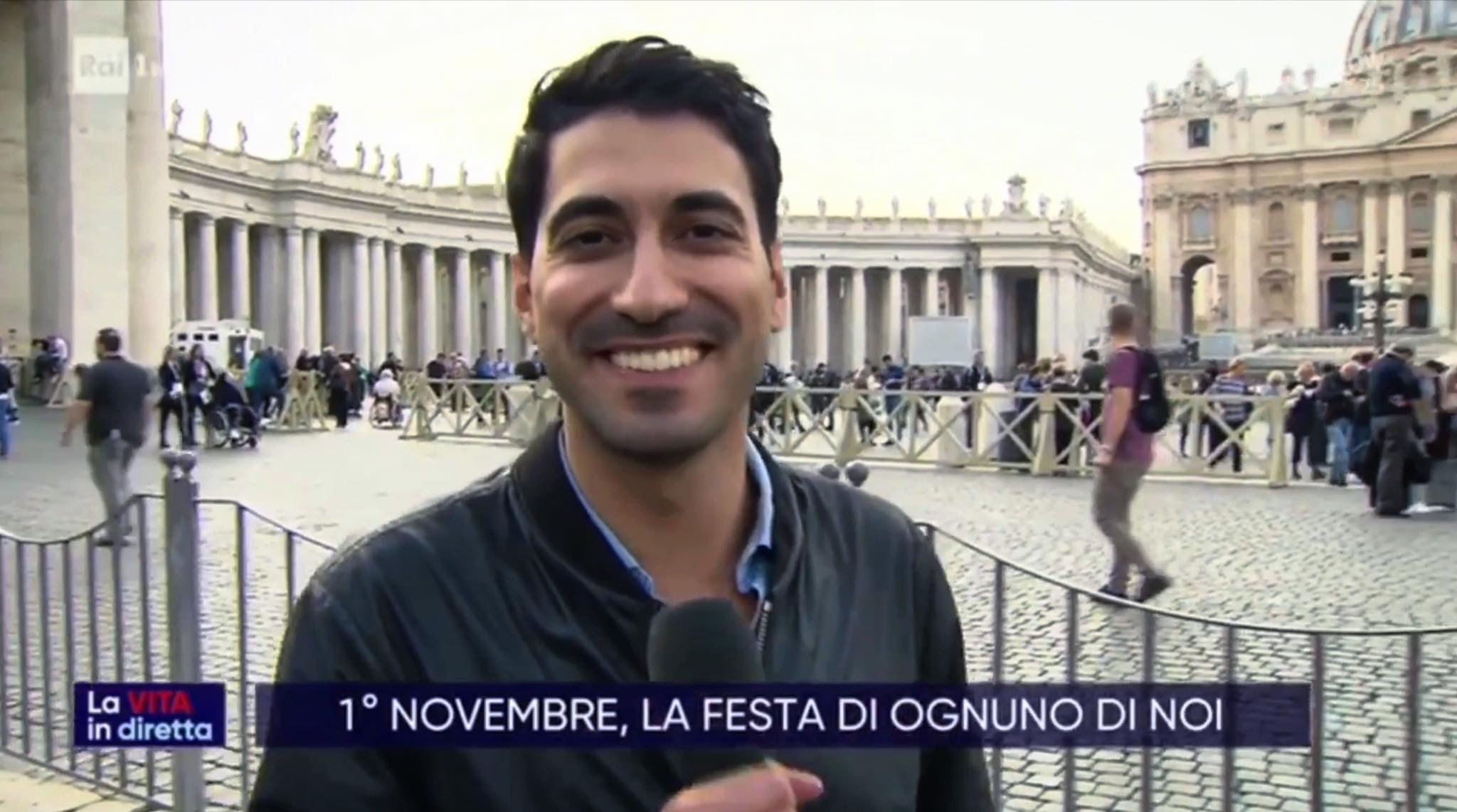 Luca Forlani, engaged as a journalist and correspondent of "La vita in ricerca"