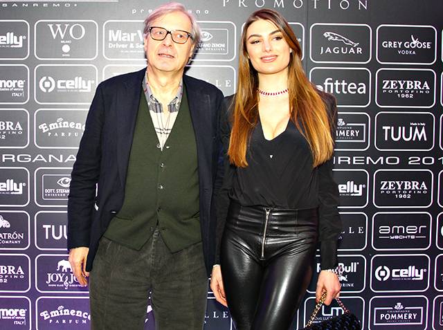 Sgarbi e Francesca Pepe (GF VIP)