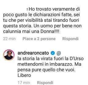 La risposta di Andrea Roncato contro Barbara D'Urso