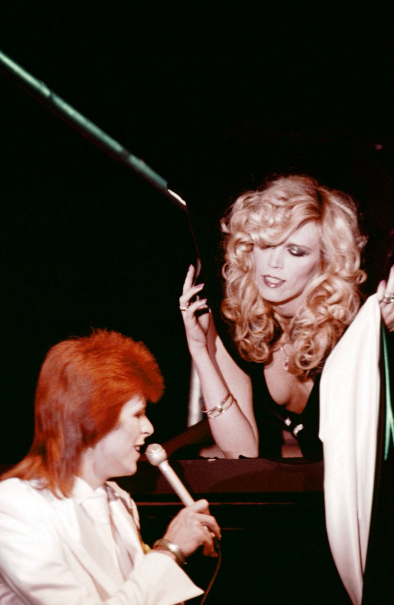 La Lear con l'iconico David Bowie