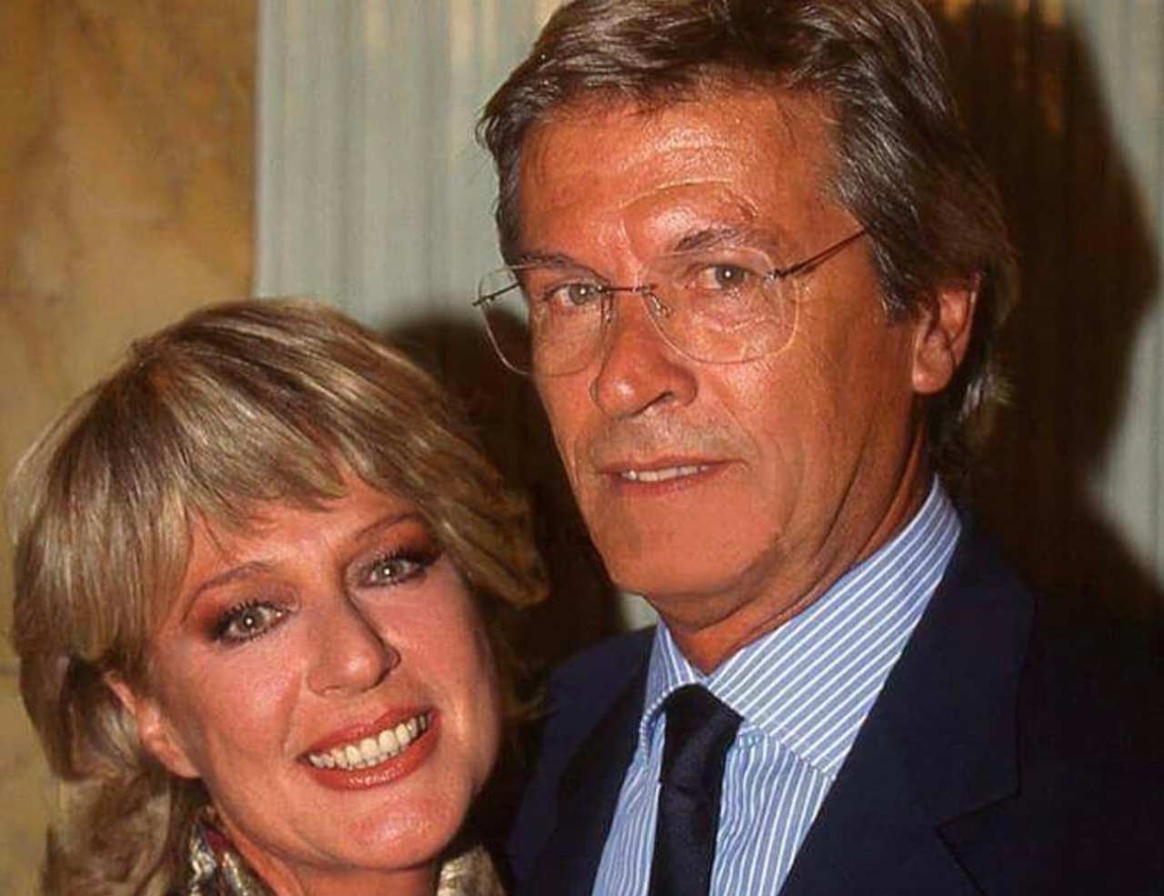 Loretta Goggi e il marito Gianni Brezza