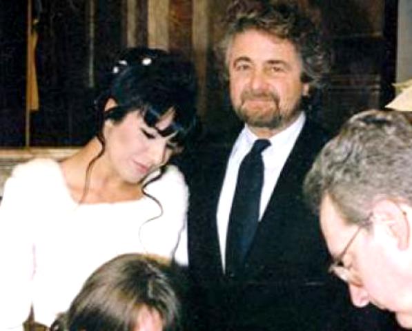 Beppe Grillo e Parvin Tadjk