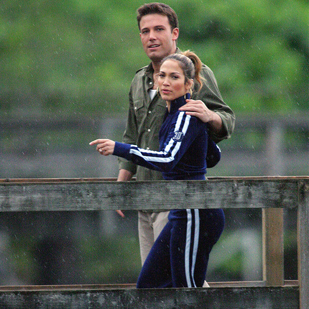 Ben Affleck e Jennifer Lopez nei primi anni Duemila