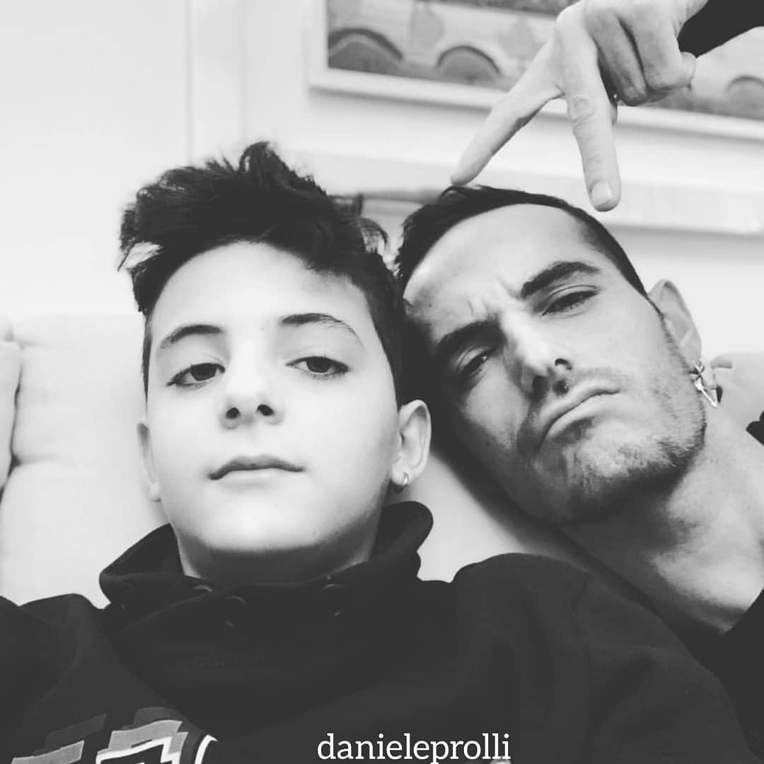 Daniele Prolli, figlio di Veronica Peparini e Fabrizio Prolli
