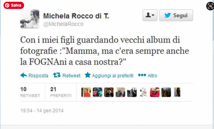 michela rocco tweet fagnani