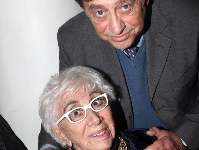Massimo Wertmuller e la zia Lina Foto Corriere