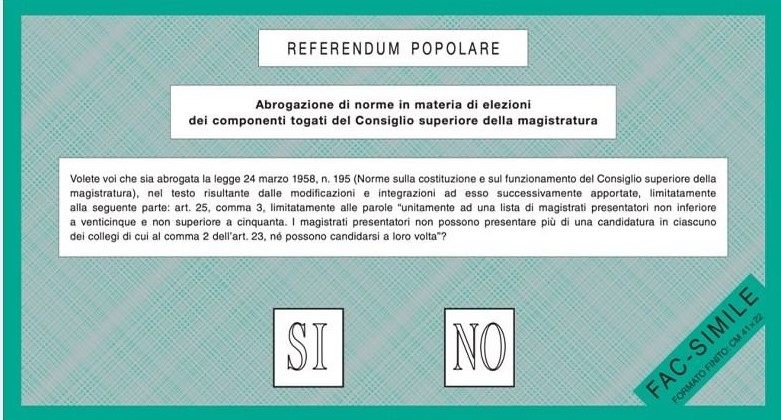 Quesito 5 Referendum 12 giugno 2022