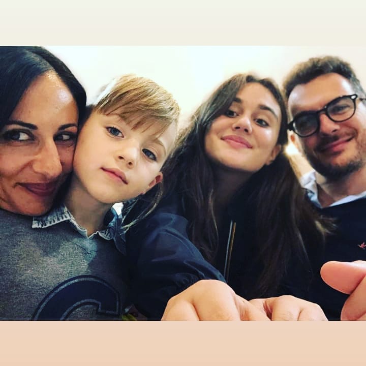 La famiglia di Caterina Costantini e Alan Palmieri