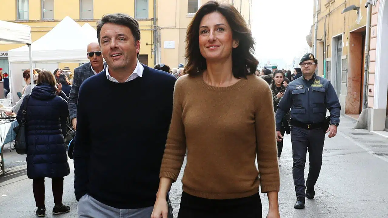 Matteo Renzi e la moglie
