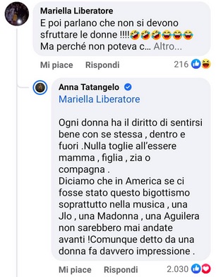 Anna-Tatangelo-commento-Facebook