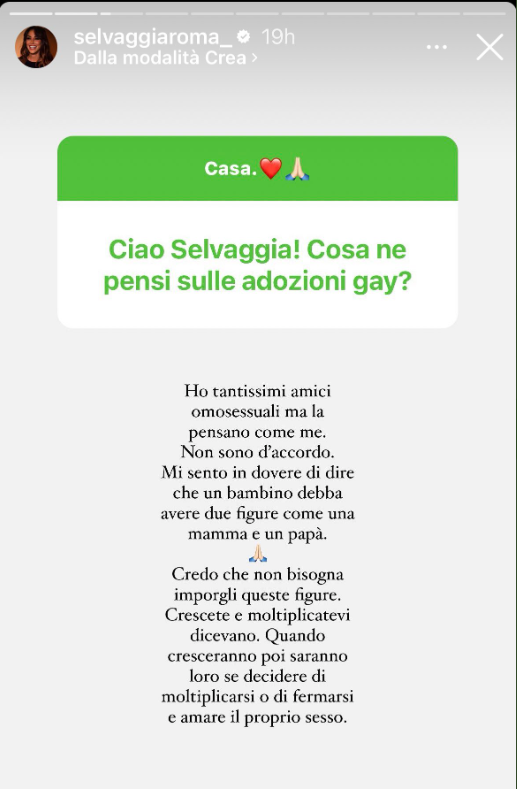 selvaggia roma gay